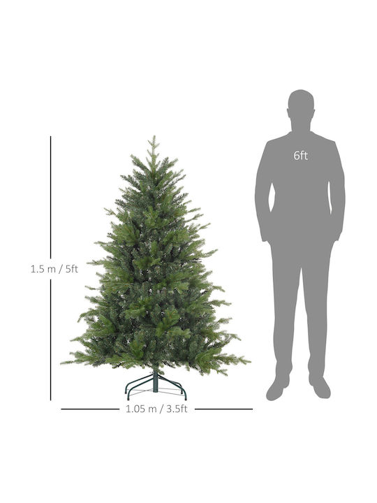 Christmas Tree Slim 150cm with 1309 Branches