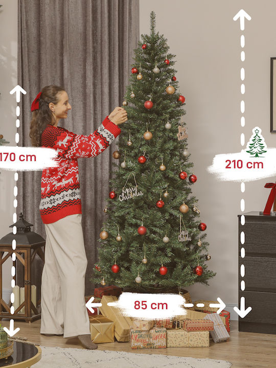 Christmas Tree 210cm with LED Lighting