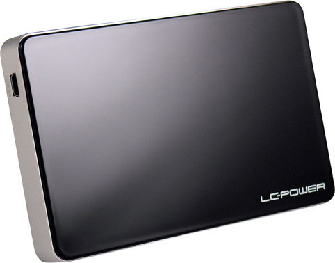 LC-Power Твърд диск кутия 2.5" SATA III с връзка USB 3.0 в Черен цвят