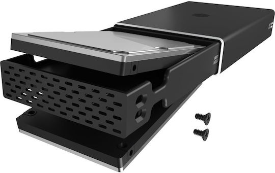 Icy Box Festplattengehäuse für 2 Festplatten 2.5" SATA III mit Type-C Konnektivität