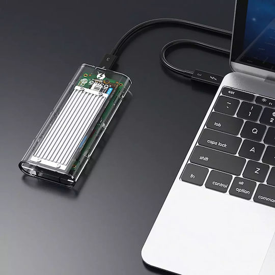Orico Case for Hard Drive M.2 PCI Express with Connection USB 3.1 Silver