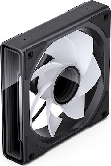 Jonsbo ZK-120BR Reverse Blade Case Fan 1800rpm with ARGB Lighting and 4-Pin PWM Connection