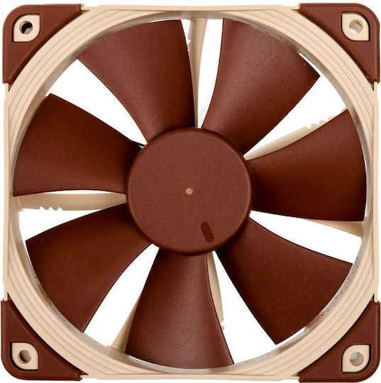 Noctua NF-F12 5V Case Fan 120mm (1500rpm / 54.9cfm) Without LED Lighting and 3-Pin Connection Brown