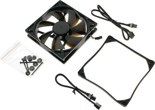 Noiseblocker Blacknoise Silent Pro Case Fans 120mm (1500rpm / 58.7cfm) Without LEDs Connection 4-Pin PWM