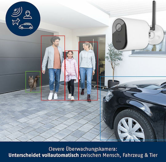 Abus PPIC54520 IP Surveillance Camera Wi-Fi 4K Waterproof with Two-Way Communication and Lens 4mm
