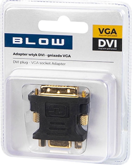 Blow Μετατροπέας DVI-I male σε VGA female 1τμχ DM-103