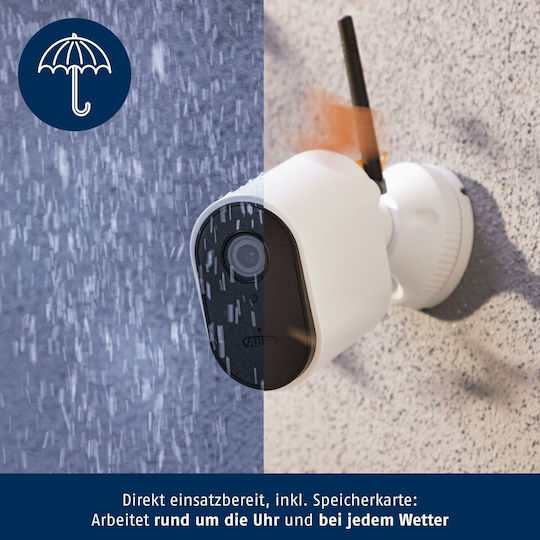Abus PPIC54520 IP Surveillance Camera Wi-Fi 4K Waterproof with Two-Way Communication and Lens 4mm