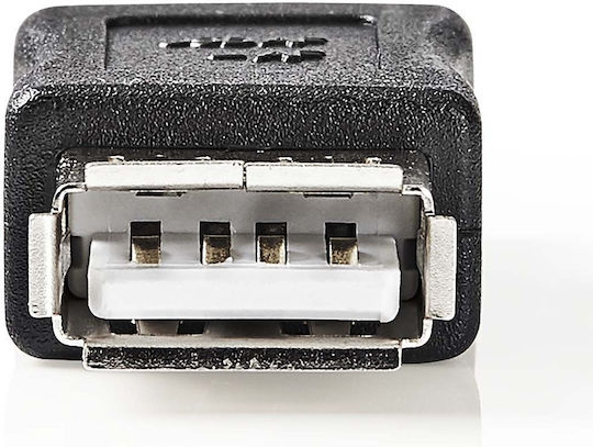 Nedis Μετατροπέας USB-A female σε USB-A female 1τμχ CCGB60900BK