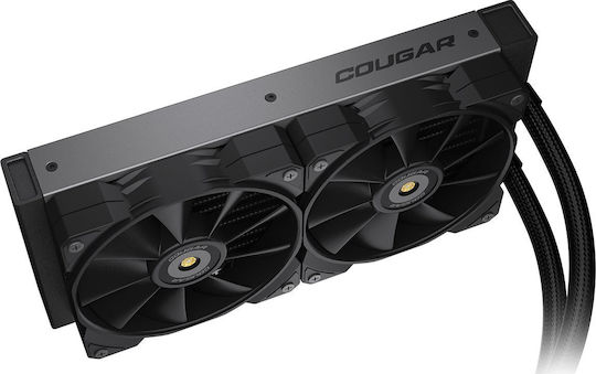 Cougar Poseidon-GT 240 Υδρόψυξη AIO CPU με 2 Ανεμιστήρες 120mm και ARGB Φωτισμό