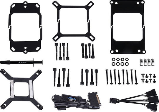 Alphacool Eisbaer LT360 Aurora Water Cooling AIO CPU With 3 Fans 120mm And ARGB Lighting