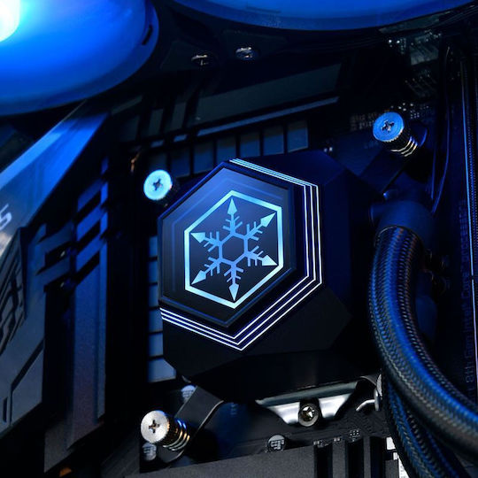 Silverstone PF240-ARGB-V2 v2 Υδρόψυξη AIO CPU με 2 Ανεμιστήρες 120mm