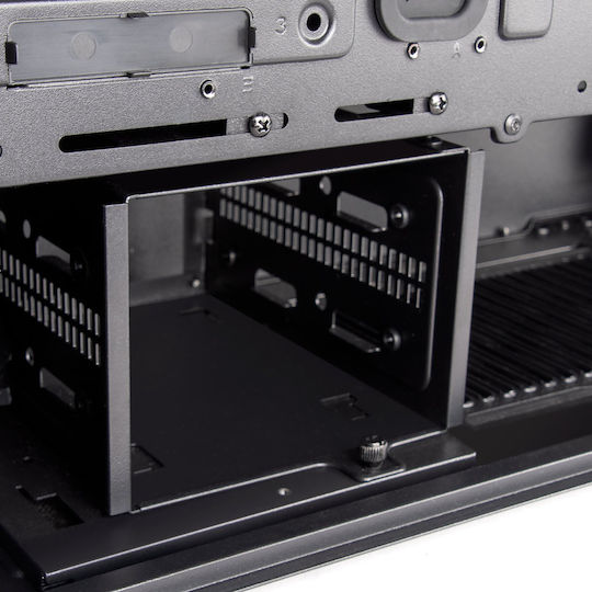 Silverstone Seta H1 Gaming Midi Tower Κουτί Υπολογιστή με Πλαϊνό Παράθυρο και RGB Φωτισμό Μαύρο