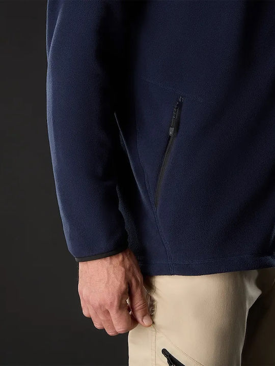 Ανδρική Ζακέτα Fleece Navy Μπλε