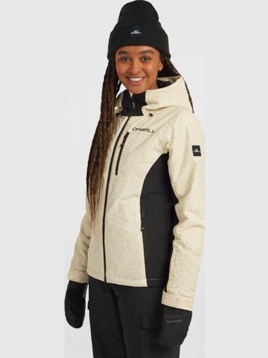 O'Neill Women's Ski & Snowboard Jacket Beige 1500140-17525