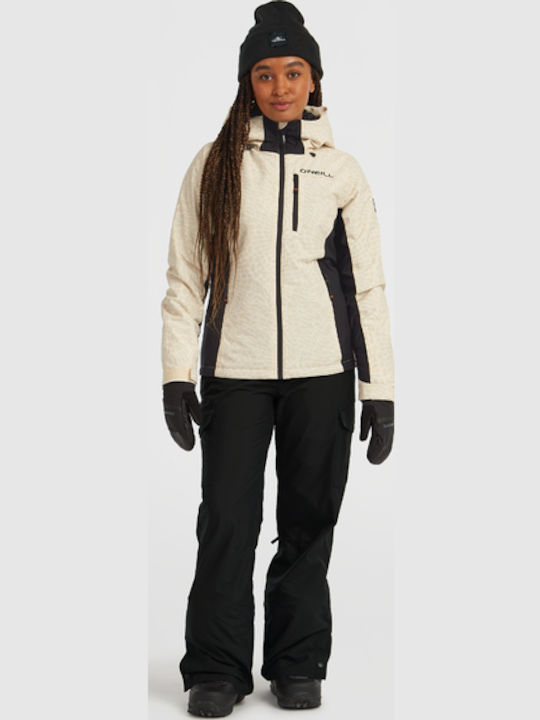 O'Neill Women's Ski & Snowboard Jacket Beige 1500140-17525