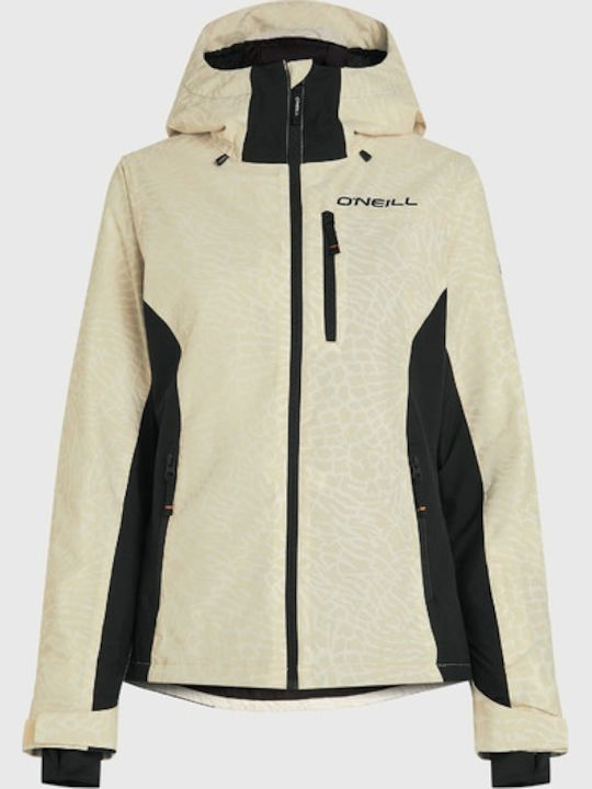 O'Neill Women's Ski & Snowboard Jacket Beige 1500140-17525