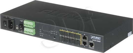 Planet MGSD-10080F Managed L2 Switch with 6 Gigabit (1Gbps) Ethernet Ports and 2 SFP Ports