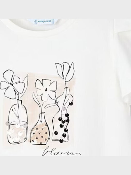 Kids' Shirt Short Sleeve Ecru