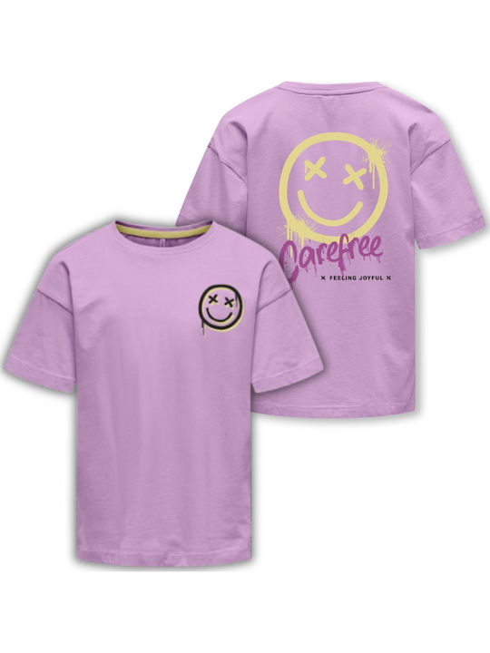 Παιδικό T-shirt Λιλά