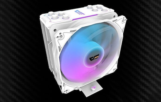 Darkflash Z4 Pro Mist Ψύκτρα Επεξεργαστή για Socket AM4/AM5/1200/115x/1700 με RGB Φωτισμό Λευκή