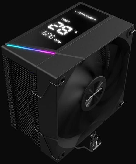 LC-Power LC-CC-120-DB6 CPU Cooling Fan for AM4/AM5/1200/115x/1700 Socket
