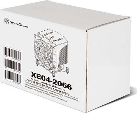 Silverstone XE04-2066 Охладител за ЦПУ за Socket 2011 / 2066 Черен