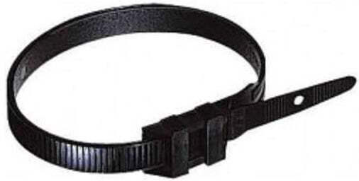 Elematic Δεματικά Καλωδίων Πλαστικά 200mmx3.5mm σε Μαύρο χρώμα (100τμχ) (5314/C)