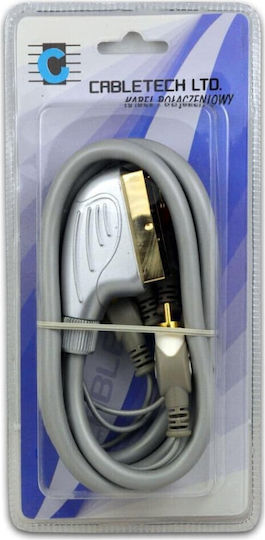 Euro-4rca Cable 1.5m Tear Shape