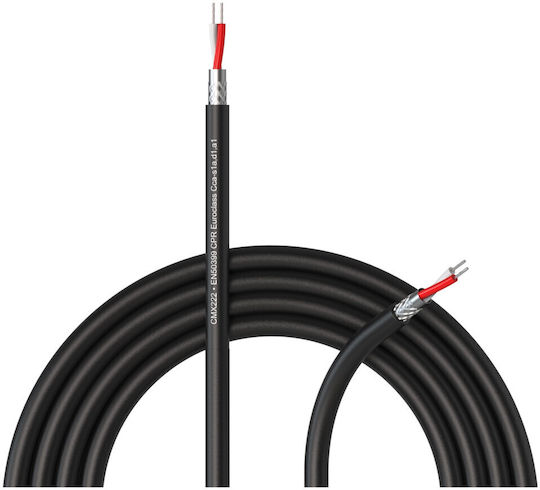 Procab Cmx222-cca/1 Dmx-aes Cable 2 X 0.34 Mm2 22 Awg En50399 Cpr Euroclass 100 M Wooden Reel