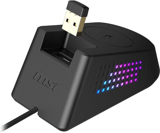 MSI Versa PRO Wireless plus Ασύρματο RGB Gaming Ποντίκι Μαύρο
