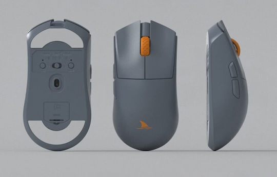 Darmoshark M3s Ασύρματο Gaming Ποντίκι 26000 DPI Γκρι