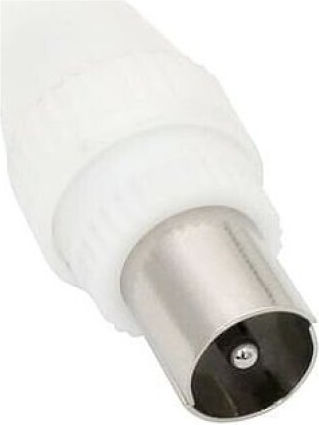 Blow Βύσμα Coaxial male Λευκό DM-3371