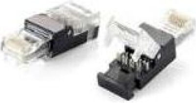 Equip Βύσμα RJ-45 male 2τμχ Μαύρο 121165