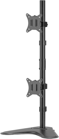 Equip Επιτραπέζια Βάση για 2 Οθόνες έως 32" (650128)