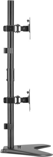 Equip Επιτραπέζια Βάση για 2 Οθόνες έως 32" (650128)