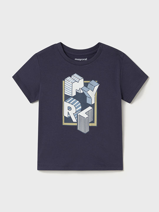 Kinder-T-Shirt marineblau