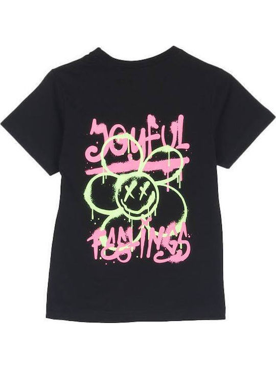 Παιδικό T-shirt Μαύρο Feelings