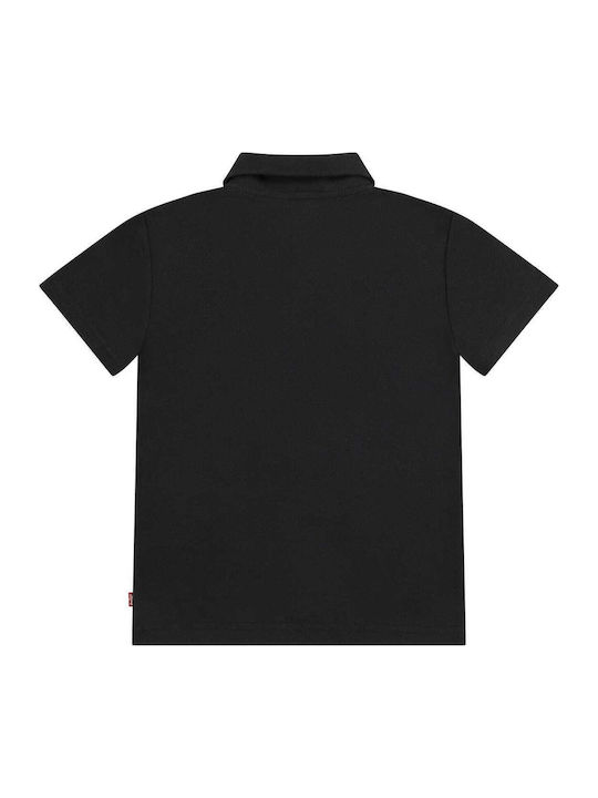 Polo pentru copii Cu mânecă scurtă Negru