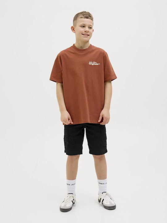 Παιδικό T-shirt Κεραμιδί, Καφέ