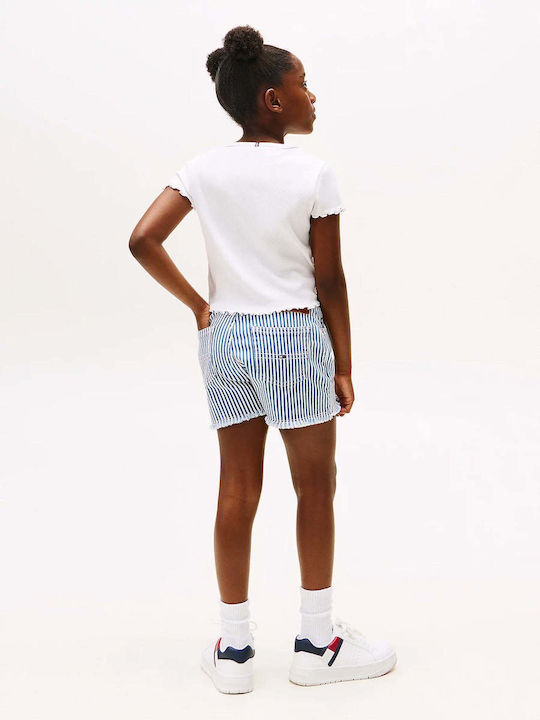 Kids Top Short-sleeved White Essential