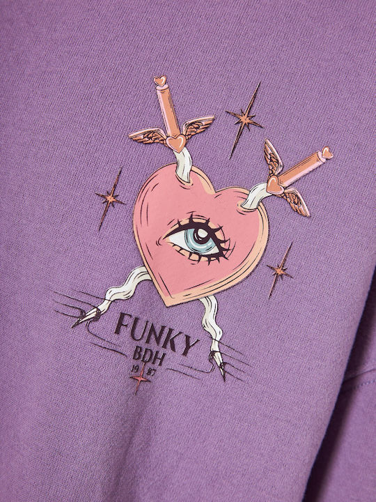 Women's Sweatshirt Purple