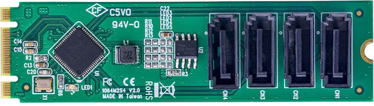 StarTech Αντάπτορας M.2 to SATA Μαύρο (4P-SATA-M2-ADAPTER)