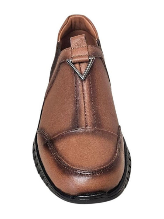 Γυναικεία Slip-On Δερμάτινα Ταμπά