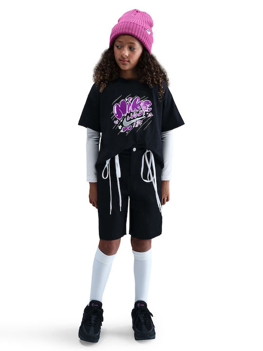 Kids' T-shirt Black Sportswear