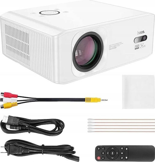 Hoco DT3 604745 Проектор LCD Full HD с Wi-Fi Бял
