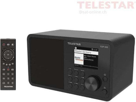 TELESTAR Top 200 Dab+ Επιτραπέζιο Ραδιόφωνο DAB+ Μαύρο