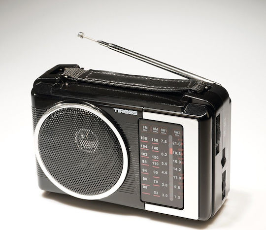 Tiross TS-460 Φορητό Ραδιόφωνο Μπαταρίας Μαύρο