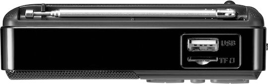 Sandberg 421-18 Portable Radio Rechargeable with Bluetooth and USB Black
