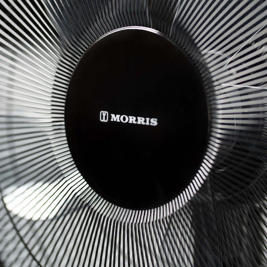 Morris Πολυμορφικός Ανεμιστήρας 65W Διαμέτρου 40cm με Τηλεχειριστήριο Μαύρος