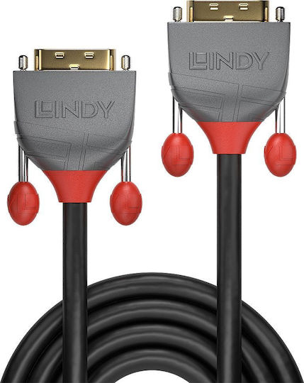 Lindy Cablu DVI-D - DVI-D 1m Negru (36221)